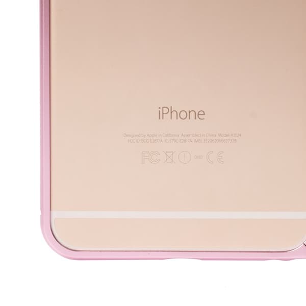 Krusell Sala Aluminiumbumper för iPhone 6 5,5" Rosa