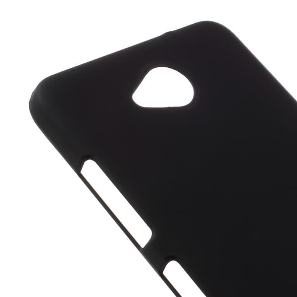 Microsoft Lumia 650 Rubberized Hård Plast Skal - Svart