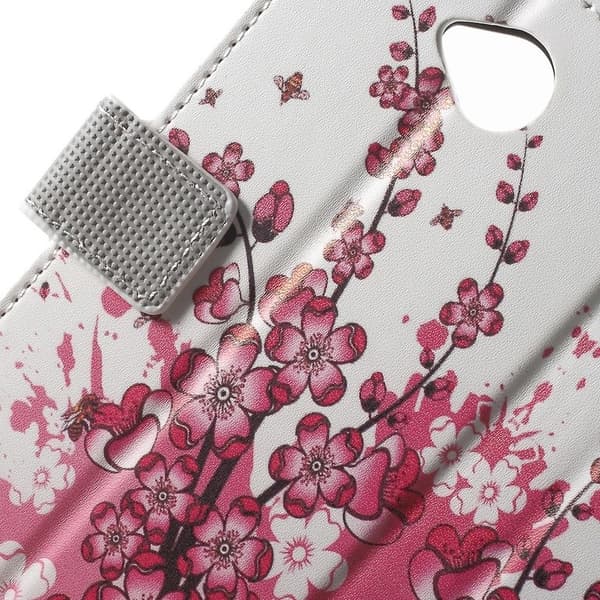 Microsoft Lumia 650 Plånboksfodral Plum Blossom