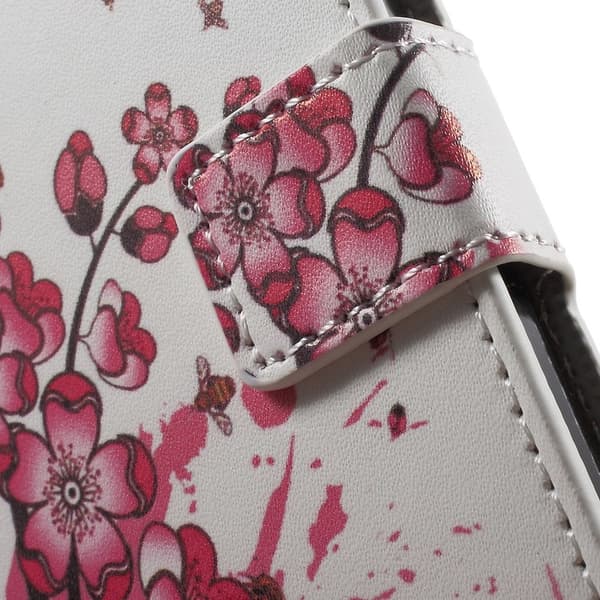 Microsoft Lumia 650 Plånboksfodral Plum Blossom