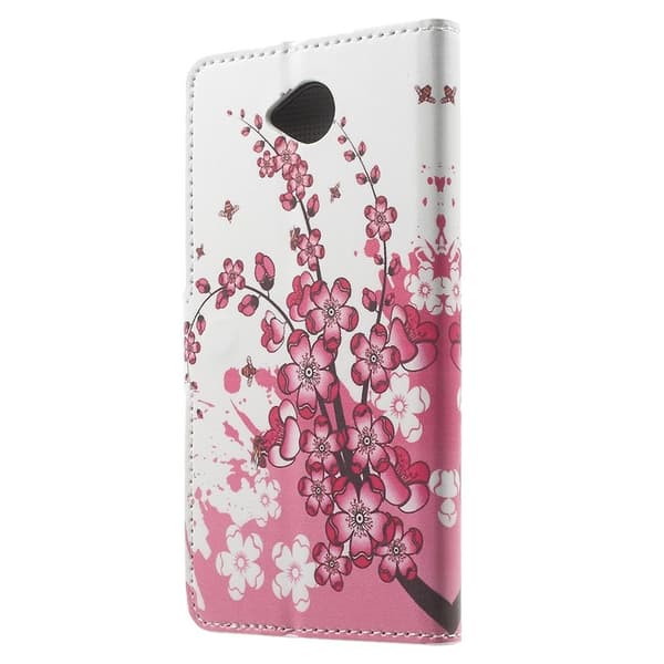 Microsoft Lumia 650 Plånboksfodral Plum Blossom