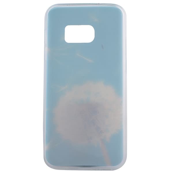 Samsung Galaxy S7 TPU Skal  - White Dandelion Blue Sky