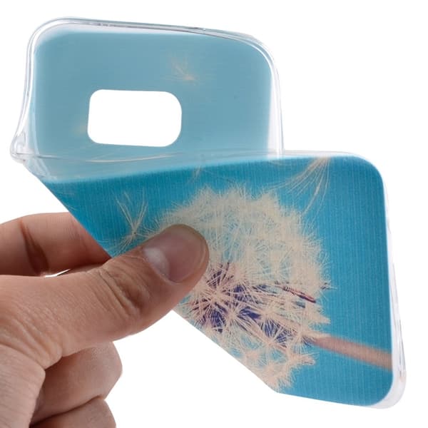 Samsung Galaxy S7 TPU Skal  - White Dandelion Blue Sky