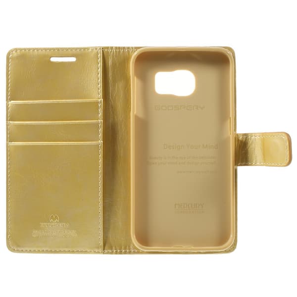 Mercury Goospery Blue Moon till Samsung Galaxy S6 Edge GULD