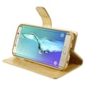 Miniatyrbild 2 av 11: Mercury Goospery Blue Moon till Samsung Galaxy S6 Edge GULD