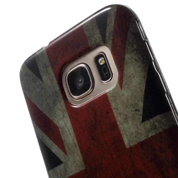 Samsung Galaxy S7 TPU skal - Vintage UK Flag