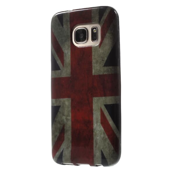 Samsung Galaxy S7 TPU skal - Vintage UK Flag