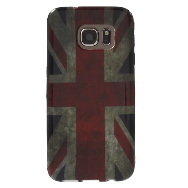 Samsung Galaxy S7 TPU skal - Vintage UK Flag