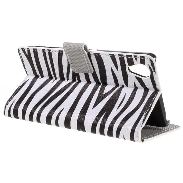 Sony Xperia X Performance Plånboksfodral Zebra