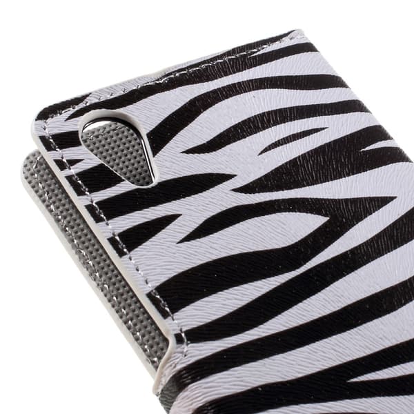 Sony Xperia X Performance Plånboksfodral Zebra