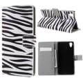 Miniatyrbild 1 av 9: Sony Xperia X Performance Plånboksfodral Zebra
