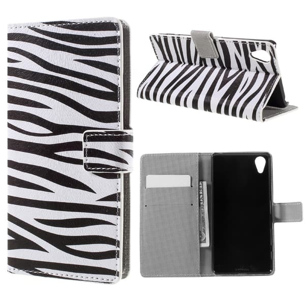 Sony Xperia X Performance Plånboksfodral Zebra