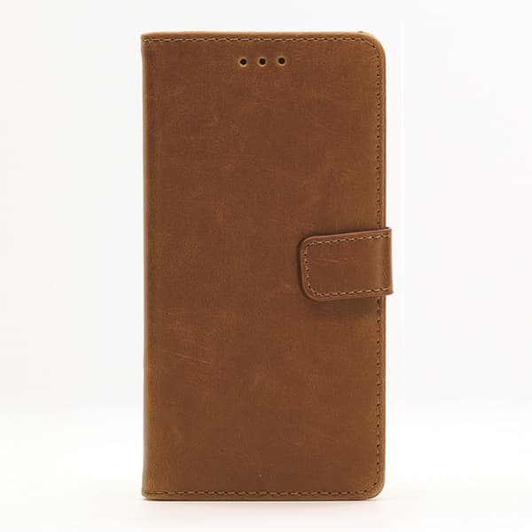 Sony Xperia XA Crazy Horse Texture Wallet Cover Brown