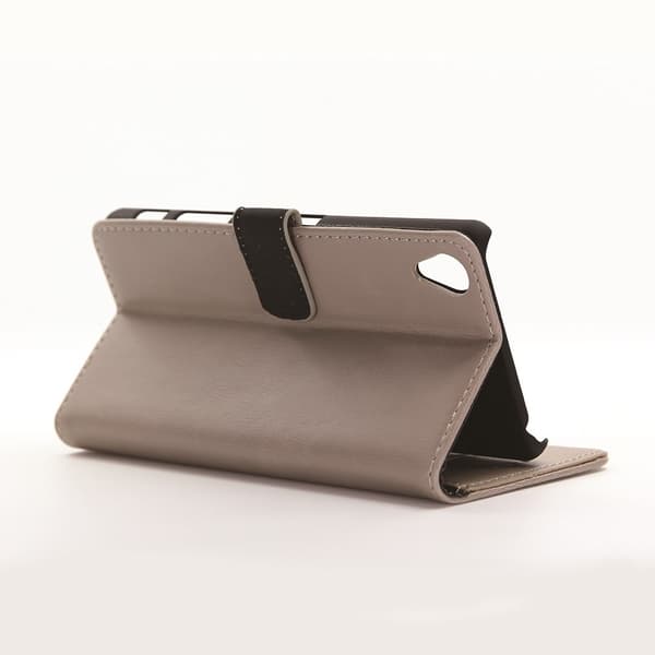 Sony Xperia X Performance Crazy Horse Wallet Cover Beige