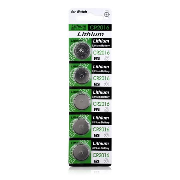 Alkalisk Knappcellbatteri CR2016 Storpack