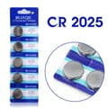 Miniatyrbild 1 av 2: Alkalisk Knappcellbatteri CR2025 Storpack