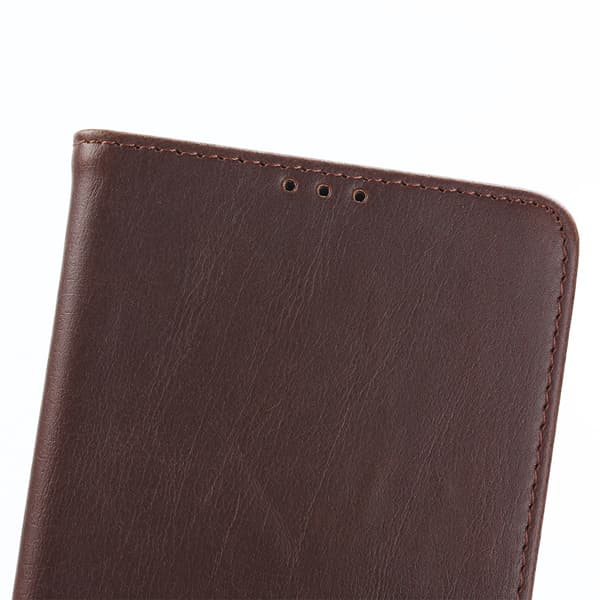 Retro Crazy Horse Leather Stand Shell for Sony Xperia XA Ultra - Coffee