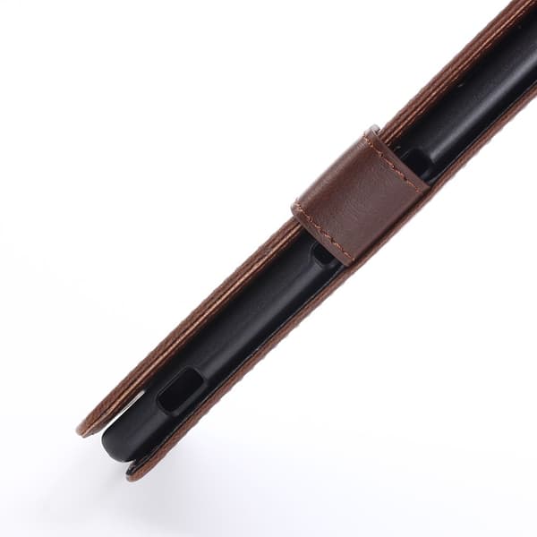 Retro Crazy Horse Leather Stand Shell for Sony Xperia XA Ultra - Coffee