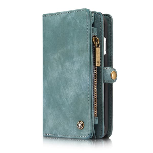 CASEME iPhone 7/8 Plus Retro Splitt Lær Lommebok-deksel