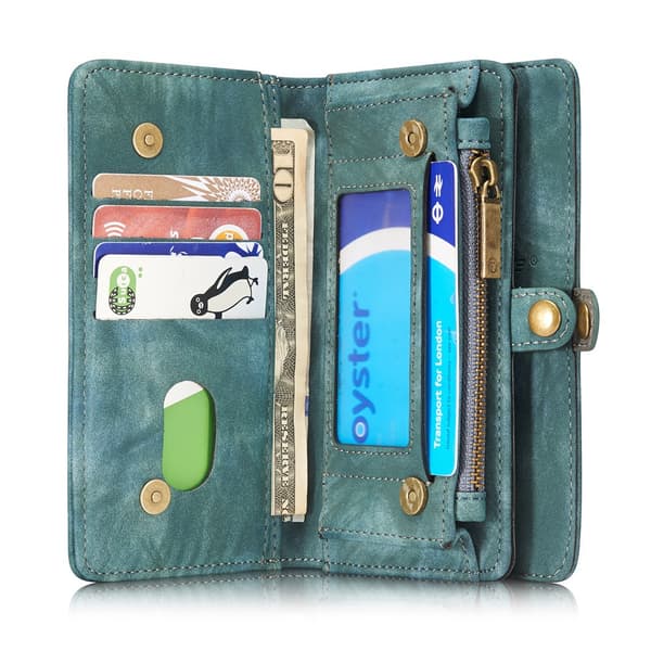 CASEME iPhone 7/8 Plus Retro Splitt Lær Lommebok-deksel