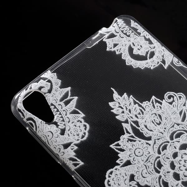 Sony Xperia E5 Slimmat TPU skal Henna Flower