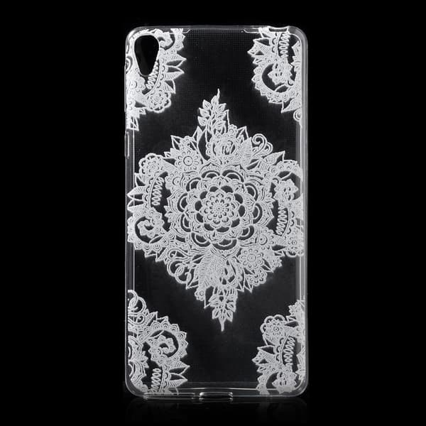 Sony Xperia E5 Slimmat TPU skal Henna Flower