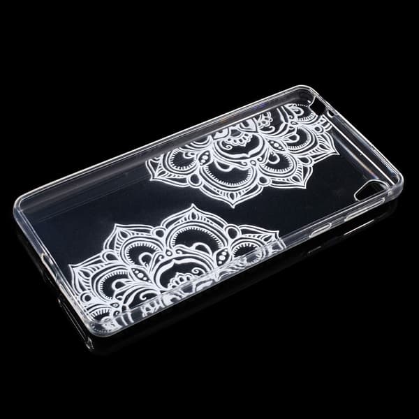 Sony Xperia E5 Slimmat TPU skal Mandala Flowers