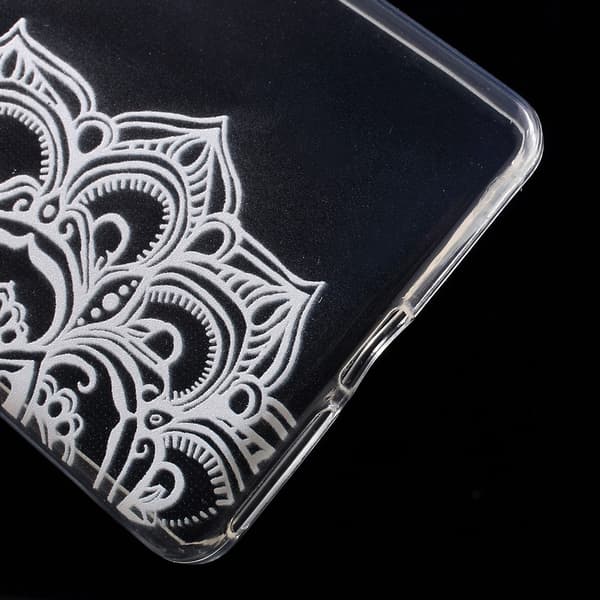 Sony Xperia E5 Slimmat TPU skal Mandala Flowers