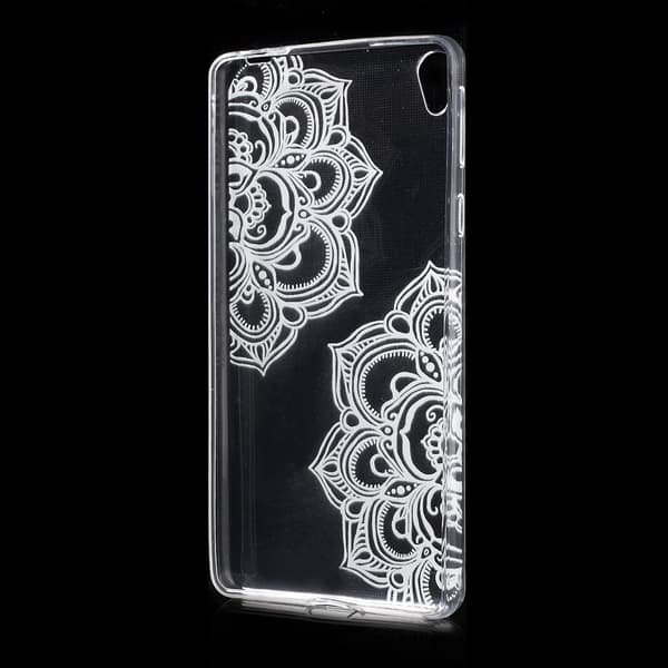 Sony Xperia E5 Slimmat TPU skal Mandala Flowers