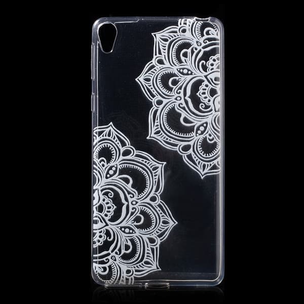 Sony Xperia E5 Slimmat TPU skal Mandala Flowers