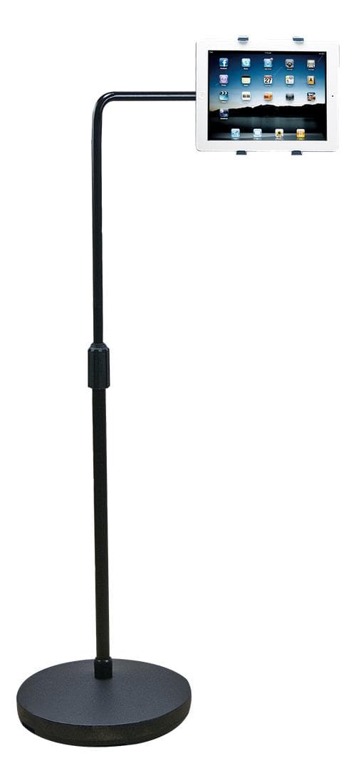 DELTACO floor stand for tablets, 7 "- 10.1", 74.5-116.5 cm