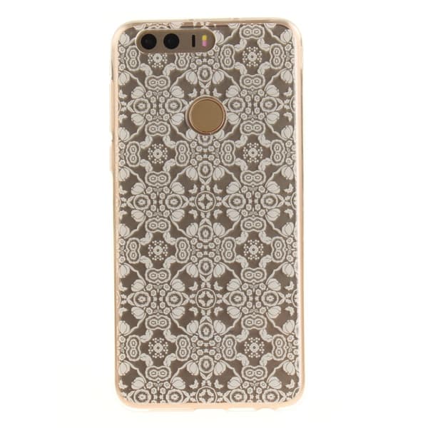 Huawei Honor 8 TPU IMD Skal - Flowers Pattern