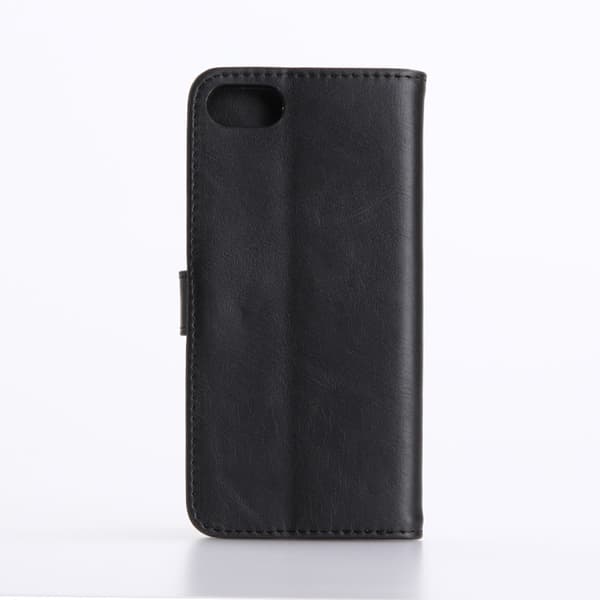 iPhone 8 / 7 / SE (2020)  Retro Plånboksfodral / Fodral - Svart