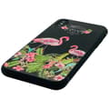 Miniatyrbild 4 av 8: Black Flamingo - Retroskal av silikon för iPhone X/XS