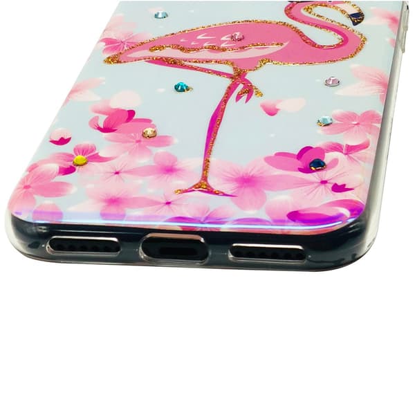 iPhone X/XS - Silikonskal Holiday (Pink Flamingo)