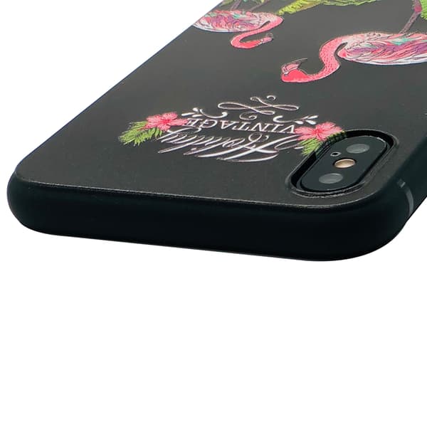 Retroskal Holiday till iPhone X/XS  (Silikon)