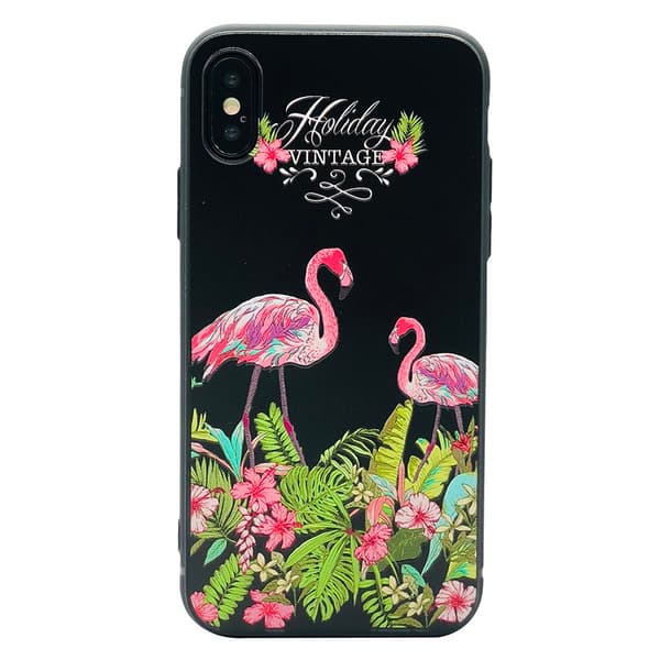 Retroskal Holiday till iPhone X/XS (Silikon)
