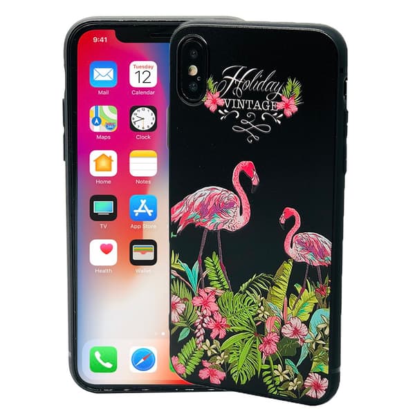 Retroskal Holiday till iPhone X/XS (Silikon)