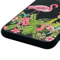 Miniatyrbild 4 av 8: Skyddande Skal av Silikon till iPhone X/XS (BLACK FLAMINGO)