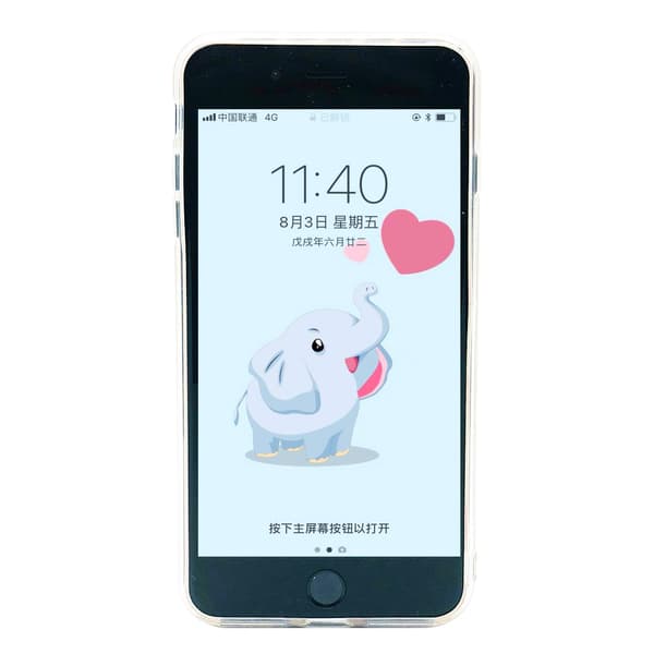 Skal i Retrodesign (Pretty Flamingo) till iPhone 7
