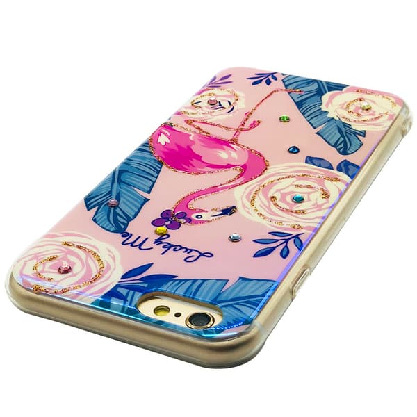 Skyddsskal PRETTY FLAMINGO för iPhone 6/6S Plus