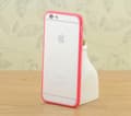 Miniatyrbild 10 av 11: Transparent frostat skal med färgad ram iPhone 6/6S Plus