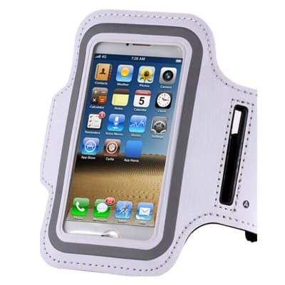 Träningsarmband till iPhone 5/5S/SE Vit