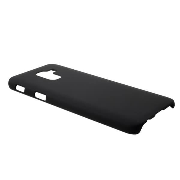 Rubberized Hard PC Case for Samsung Galaxy J6 (2018) - Black