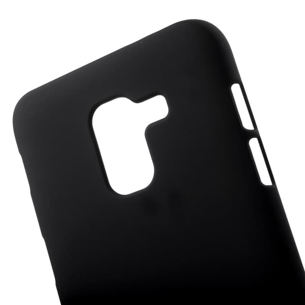 Rubberized Hard PC Case for Samsung Galaxy J6 (2018) - Black