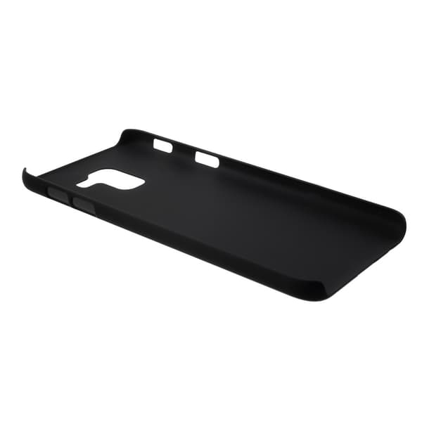Rubberized Hard PC Case for Samsung Galaxy J6 (2018) - Black