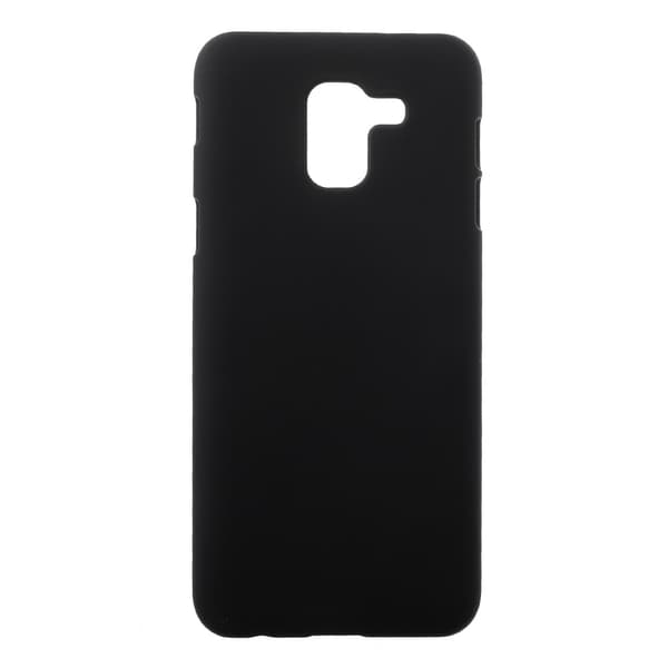 Rubberized Hard PC Case for Samsung Galaxy J6 (2018) - Black