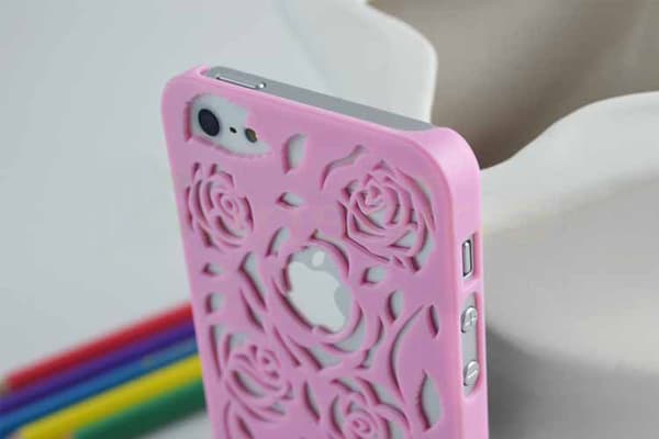 Rosmönstrade Skal till iPhone 5/5S/SE