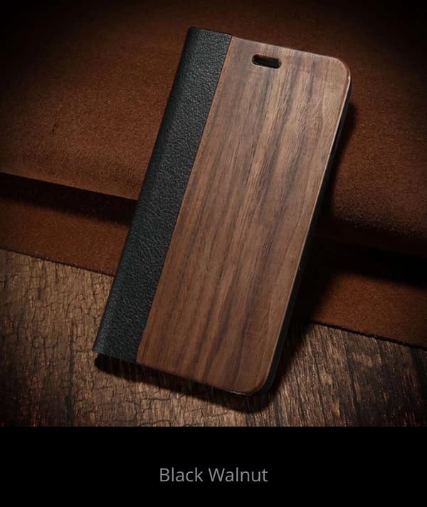 Iphone 6/6S Plus - Stilsäkert Fodral i Bamboo Trä Hög kvalité