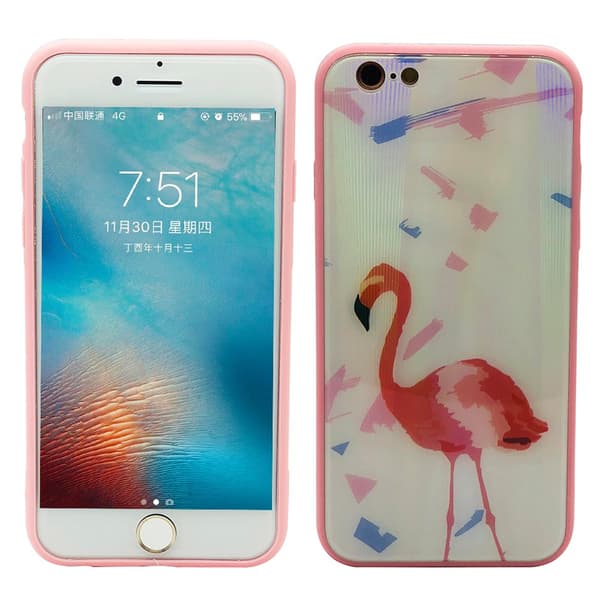 Effektfullt Skyddskal från Jensen - iPhone 6/6S Plus (Flamingo)